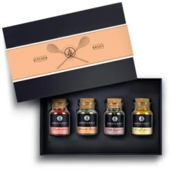 Ankerkraut Geschenkset 'Kitchen Basics' Mit 4 Korkengläsern