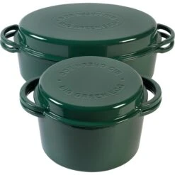 Big Green Egg Dutch Oven Grün, Rund, 4 Liter, Topf