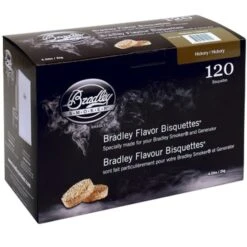 Bradley Hickory Bisquetten, 120 Stück, Räucherholz