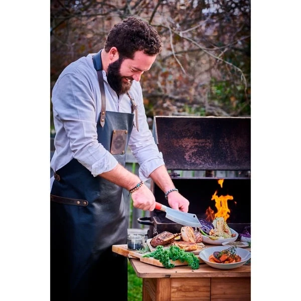 DICK Leder-Rolltasche "Red Spirit", 5-teilig, Besteck 5 DICK Leder-Rolltasche "Red Spirit", 5-teilig, Besteck – Bild 5