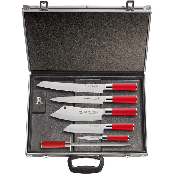 DICK Magnetkoffer "Red Spirit", 6-teilig, Messer 1 DICK Magnetkoffer "Red Spirit", 6-teilig, Messer