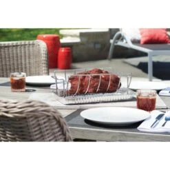 Napoleon 3 In 1 Braten- & Spareribs-Halter, Grillkorb -Grillzubehör Napoleon 3 in 1 Braten Spareribs Halter Grillkorb@@9ggzzn0m 5