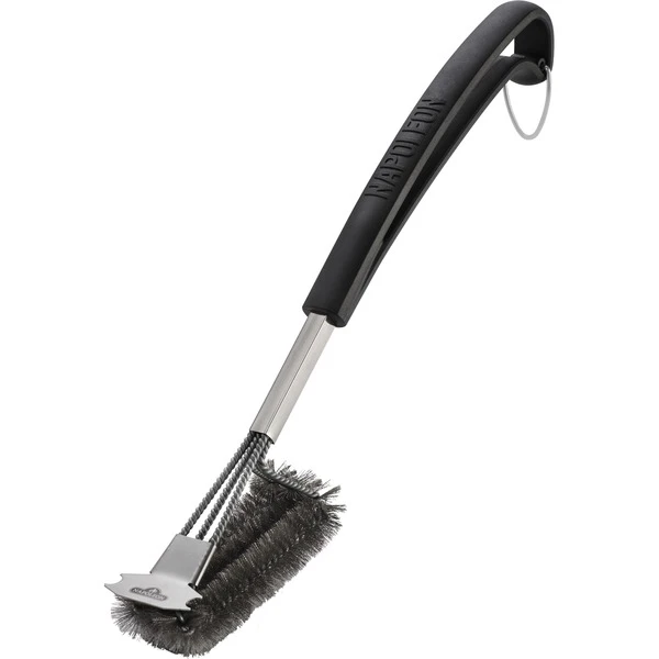 Napoleon Grillbürste Dreireihig, Mit Edelstahlborsten, Grill-Reinigungsbürste 1 Napoleon Grillbürste Dreireihig, Mit Edelstahlborsten, Grill-Reinigungsbürste