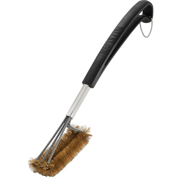 Napoleon Grillbürste Dreireihig, Mit Messingborsten, Grill-Reinigungsbürste 1 Napoleon Grillbürste Dreireihig, Mit Messingborsten, Grill-Reinigungsbürste