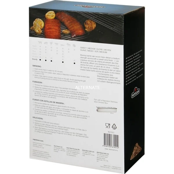 Napoleon Holz-Räucherchips Brandy-Eiche 2 Napoleon Holz-Räucherchips Brandy-Eiche – Bild 2