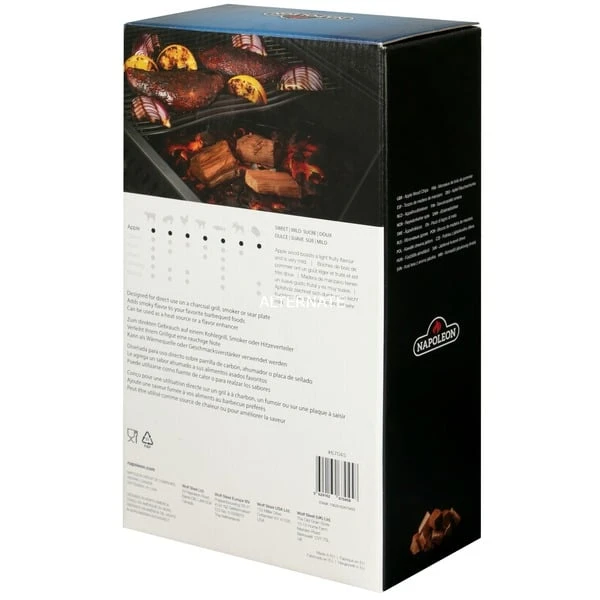 Napoleon Holz-Räucherchunks Apfel, Räucherchips 2 Napoleon Holz-Räucherchunks Apfel, Räucherchips – Bild 2