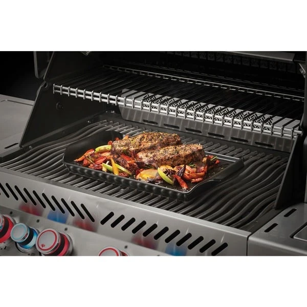 Napoleon Keramische Grillplatte 43 X 25cm, Mit Geflügelhalter 5 Napoleon Keramische Grillplatte 43 X 25cm, Mit Geflügelhalter – Bild 5