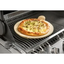 Napoleon PRO Pizzastein Mit Schneider 5 Napoleon PRO Pizzastein Mit Schneider -Grillzubehör Napoleon PRO Pizzastein mit Schneider@@9ggzzn1w 2