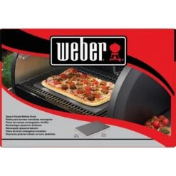 Weber Glasierter Pizzastein 18414, Eckig 44cm X 30cm 7 Weber Glasierter Pizzastein 18414, Eckig 44cm X 30cm -Grillzubehör Weber Glasierter Pizzastein 18414 eckig 44cm x 30cm@@1808790 3