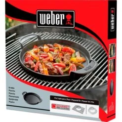 Weber Gourmet BBQ System Pfan­nen­ein­satz 7421, Grillplatte -Grillzubehör Weber Gourmet BBQ System Pfan nen ein satz 7421 Grillplatte@@1014932 5