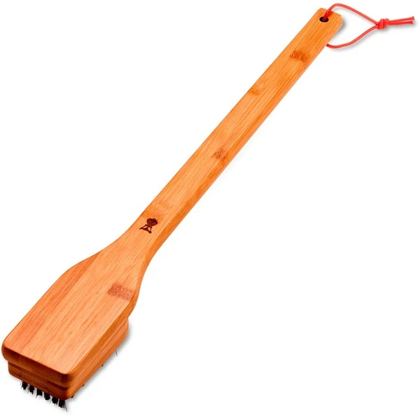 Weber Grillbürste Mit Bambus-Griff, 46cm, Grill-Reinigungsbürste 4 Weber Grillbürste Mit Bambus-Griff, 46cm, Grill-Reinigungsbürste – Bild 4