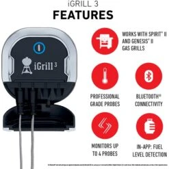 Weber Grillthermometer IGrill 3 30 Weber Grillthermometer IGrill 3 -Grillzubehör Weber Grillthermometer iGrill 3@@1303167 13