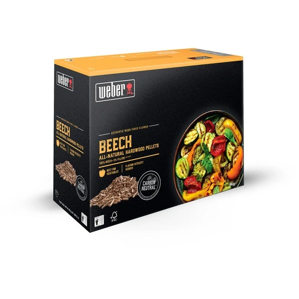 Weber Holzpellets Buchenholz, 8kg, Brennstoff 2 Weber Holzpellets Buchenholz, 8kg, Brennstoff – Bild 2